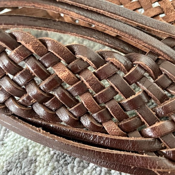 Just Cavalli Leather Braided Belt main image 5